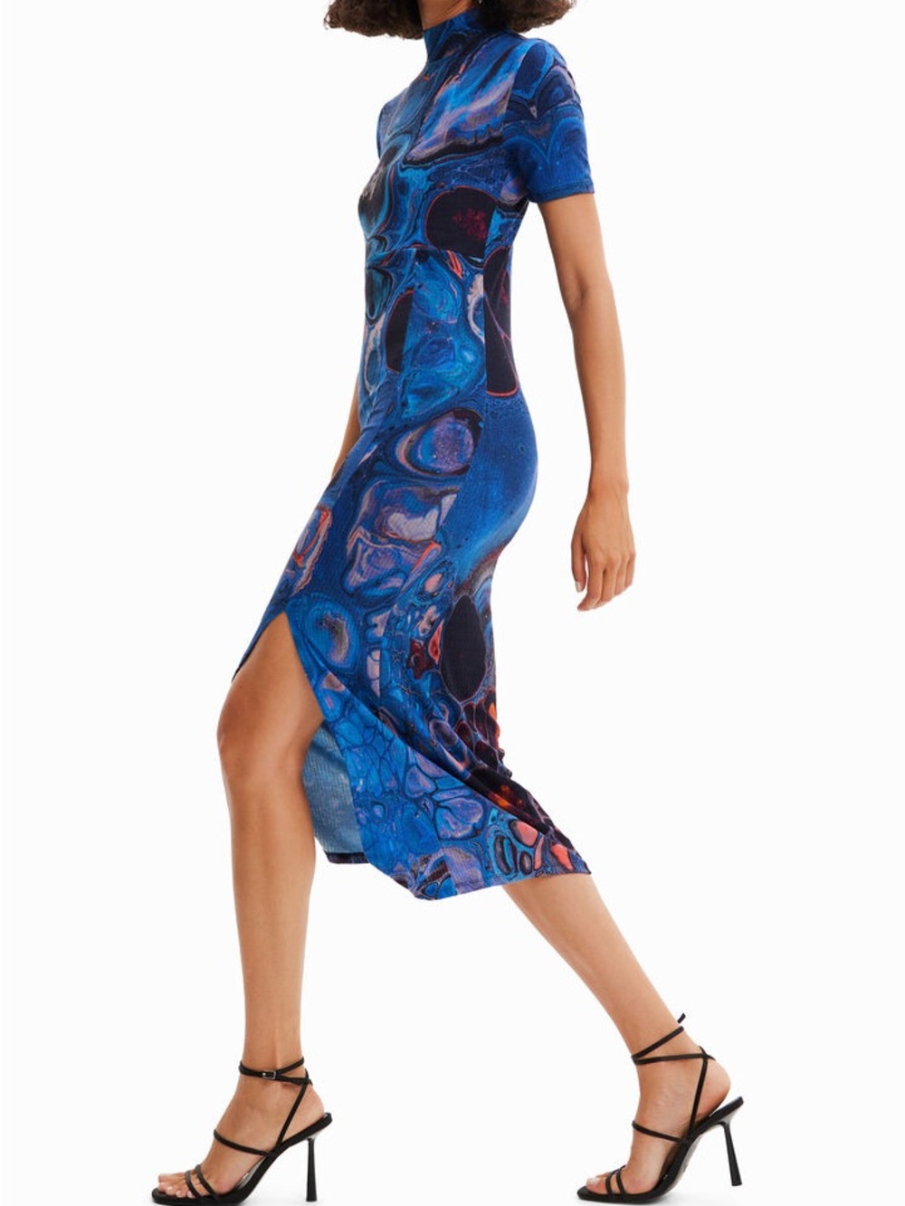 Desigual Mineral Midi Dress - Size M/L